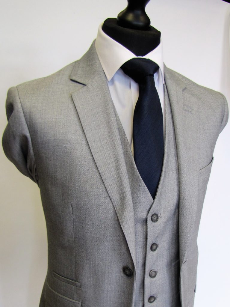 LIGHT GREY 3 PIECE SUIT - Dublin Formal Wear